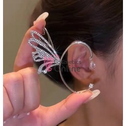 Cercel pentru dama modern EARR24CC Argintii- 1 bucata cu Zirconiu